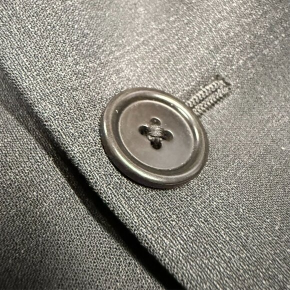 Coppley 1883 Blazer Reda Italy Super 130's Wool Check Sport Coat Grey 46L - Picture 4 of 9